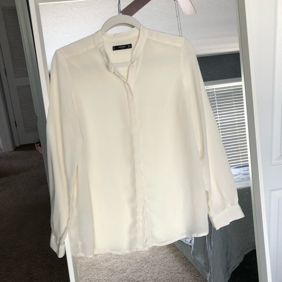 Mango | Tops | Mango Silk Blouse | Poshmark